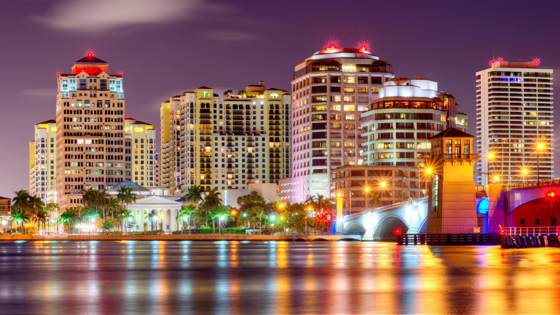 Waterfront view of West Palm Beach